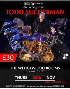  An Evening with... Todd Sucherman - 26th November 2026