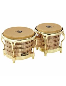 Latin Percussion LP Giovanni Galaxy Wood Bongos, Gold Hardware