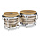 Latin Percussion LP Giovanni Galaxy Wood Bongos, Chrome Hardware