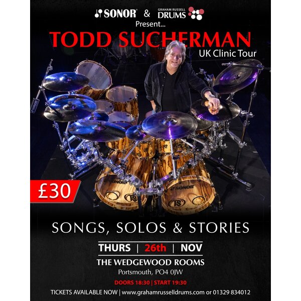 An Evening with... Todd Sucherman - 26th November 2026