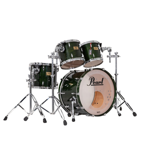 Pearl Pearl Masters Custom Maple 22" Drum Kit, Emerald Mist