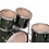 Pearl Pearl Masters Custom Maple 22" Drum Kit, Emerald Mist