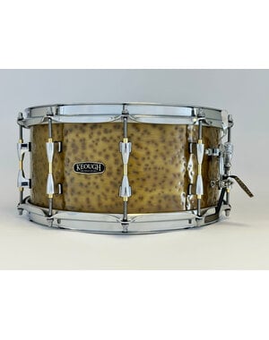 Keough Drums Keough Drums ValaTone 14" x 6.5" Hand Hammered Brass Snare Drum, Brushed Patina