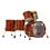 Sonor Sonor Signature Series 150th Anniversary 22" Heritage Drum Kit, Bubinga High Gloss w/Gold Hardware