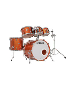 Yamaha Yamaha Absolute Hybrid Maple 20" Drum Kit, Orange Sparkle