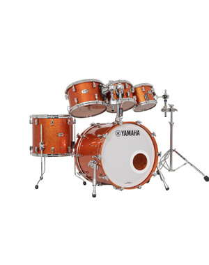 Yamaha Yamaha Absolute Hybrid Maple 20" Drum Kit, Orange Sparkle