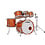 Yamaha Yamaha Absolute Hybrid Maple 20" Drum Kit, Orange Sparkle