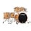 Sonor Sonor Delite 22" Drum Kit, Natural Birds Eye Maple