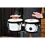 Meinl Meinl Journey Series 6 1/2" & 7 1/2" Bongos, Bright White