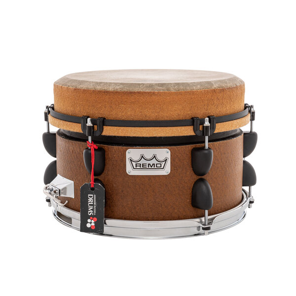 Remo Remo 12" x 9" Mondo Snare Drum, Brown Earth