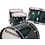 Ludwig Ludwig Classic Maple 22" Drum Kit, Aqua Burst