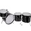 Yamaha Yamaha Recording Custom 24" Drum Kit, Solid Black