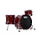 Natal Cafe Racer 24" Elm/Birch Drum Kit, Transparent Red