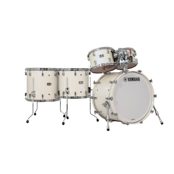 Yamaha Yamaha Absolute Hybrid Maple 22" Drum Kit, Polar White
