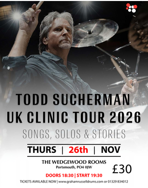 An Evening with... Todd Sucherman - 26th November 2026