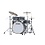 Tama Tama Starclassic 22" Walnut Birch Drum Kit, Charcoal Onyx