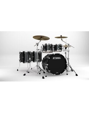 Tama Tama Starclassic 22" Walnut Birch Drum Kit, Piano Black