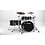 Tama Tama Starclassic 22" Walnut Birch Drum Kit, Piano Black
