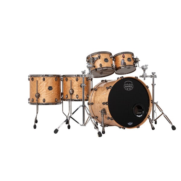 Mapex Mapex Saturn V Exotic 22" Drum Kit, Mappa Burl