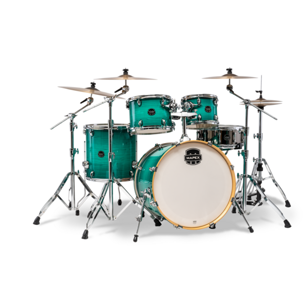 Mapex Mapex Armory Rock Fusion 22" Drum Kit, Jade Stone Burst