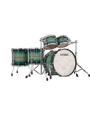 Tama Tama STAR Limited Edition 22" Maple Drum Kit, Cerulean Bird’s Eye Maple Burst