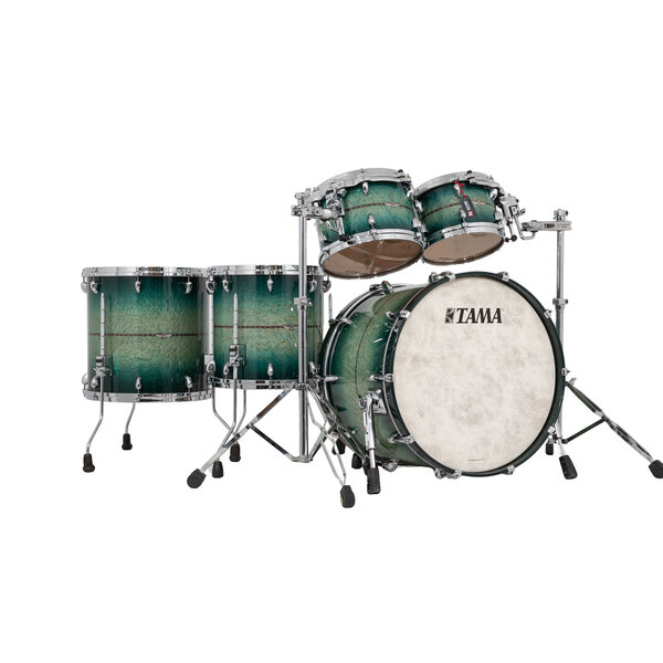 Tama Tama STAR Limited Edition 22" Maple Drum Kit, Cerulean Bird’s Eye Maple Burst