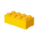 Lego Legobrooddoos geel met naam