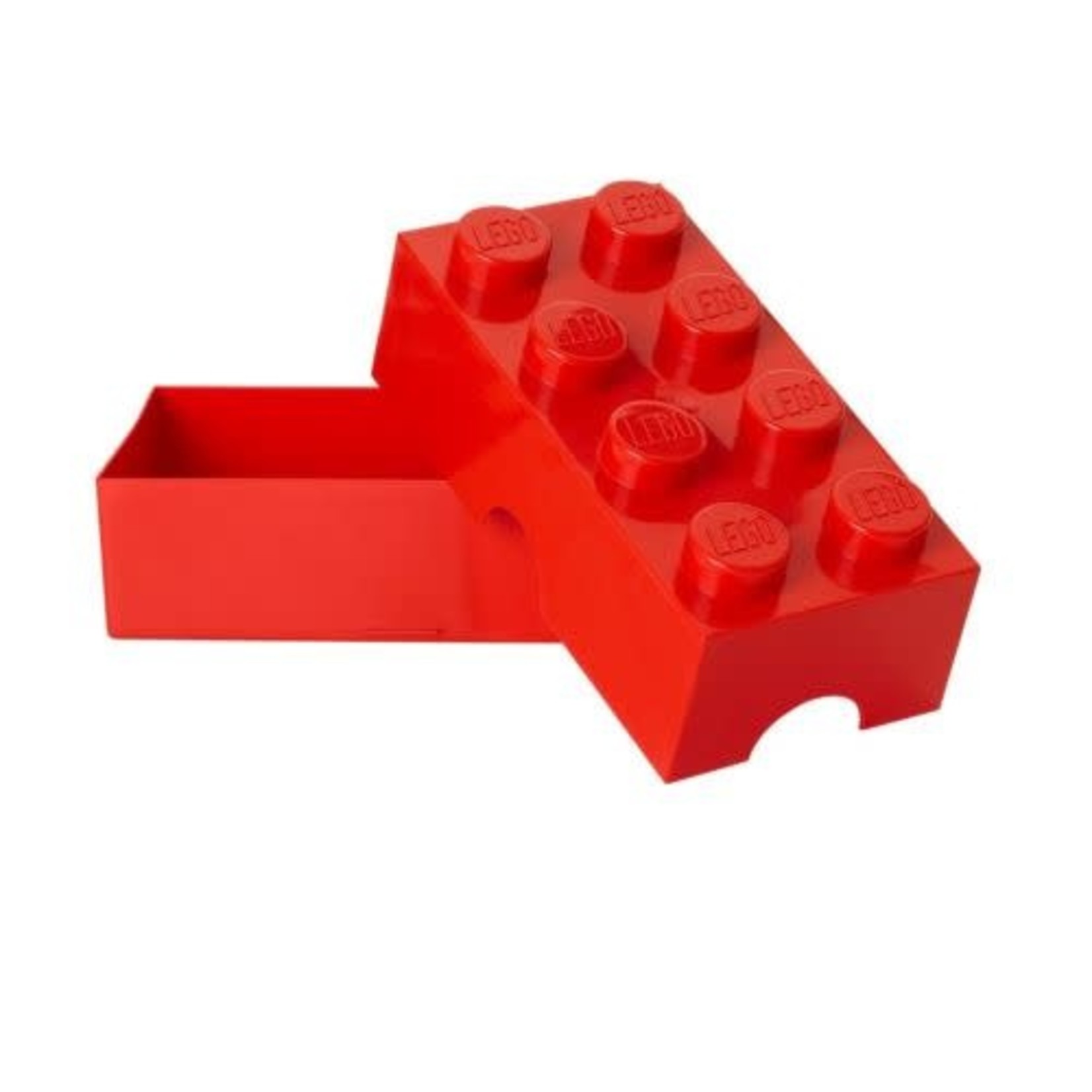 Lego Legobrooddoos rood met naam