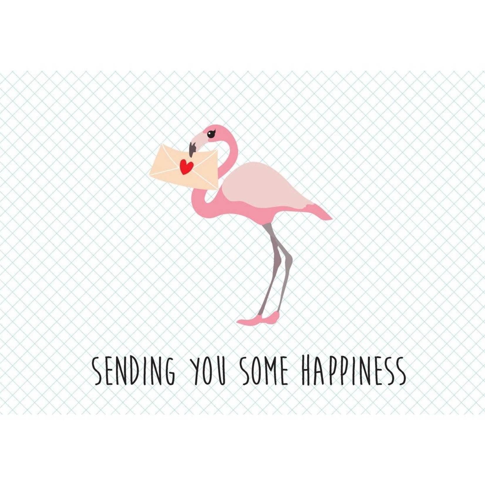 Studio Inktvis Postkaart sending you some happiness