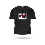 T-shirt Beers Begot zwart maat XS
