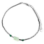 Bijoux Armband stainless steel rhodium mint