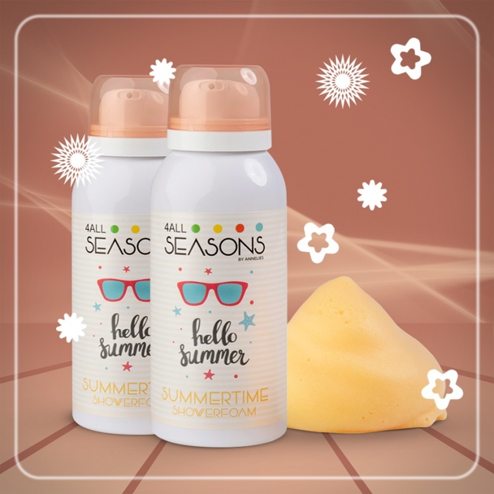 4all seasons Shower Foam summer time