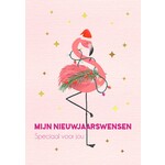 Enfant Terrible Nieuwjaarsbrief Mijn nieuwjaarswensen speciaal voor jou (flamingo)