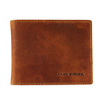 Maverick New men lederen compact billfold RFID