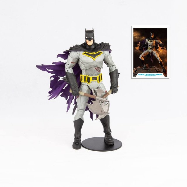 Batman Battle Damage Action Figure 18cm