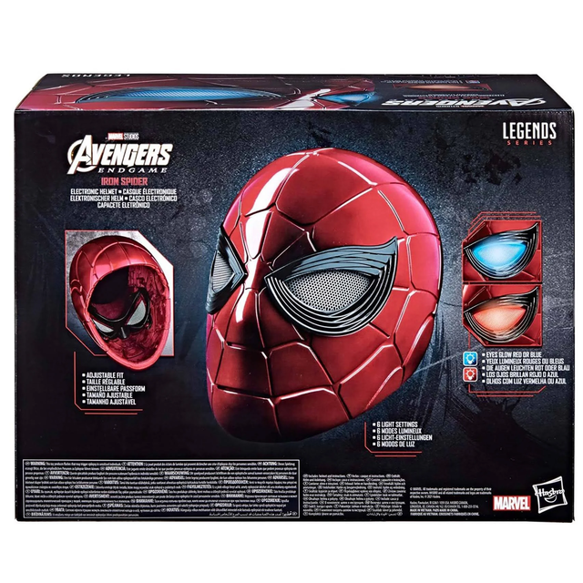 Marvel Legends Spiderman Iron Spider Electronic Helmet