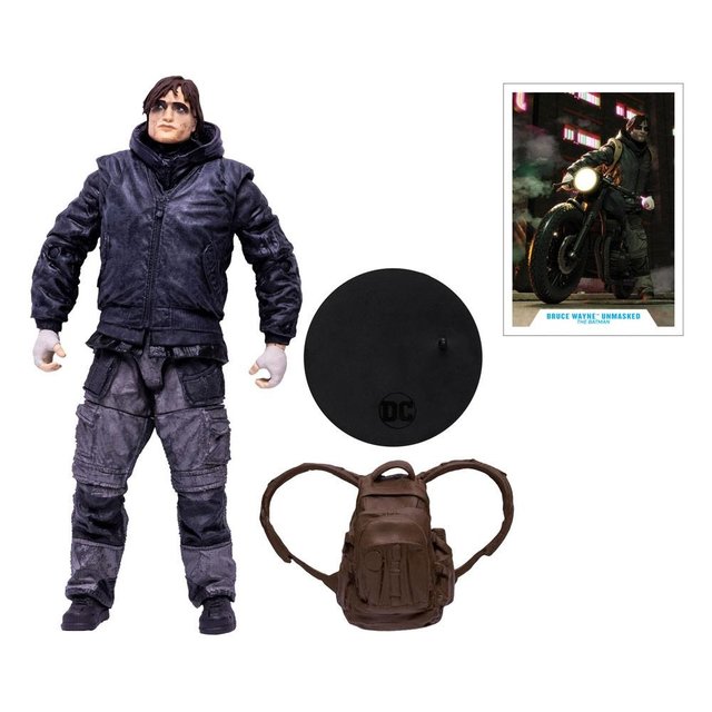 Bruce Wayne Drifter Unmasked (the Batman Movie) Action Figure 18cm