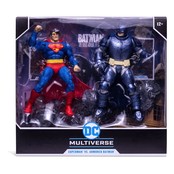 Superman vs Armored Batman action figure set 18cm