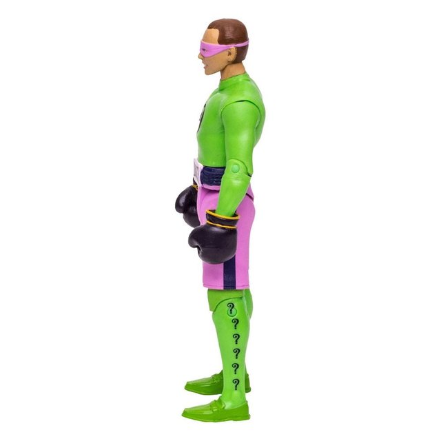 Batman 1966 Retro the Riddler in Boxing Gloves Action Figure 15cm