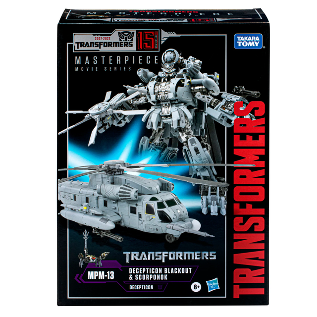 Transformers Movie Masterpiece Series MPM-13 Decepticon Blackout and Scorponok 29cm