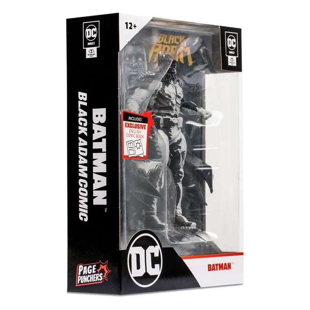 DC Direct Action Figure Black Adam Batman Line Art Variant (Gold Label) (SDCC) 18cm