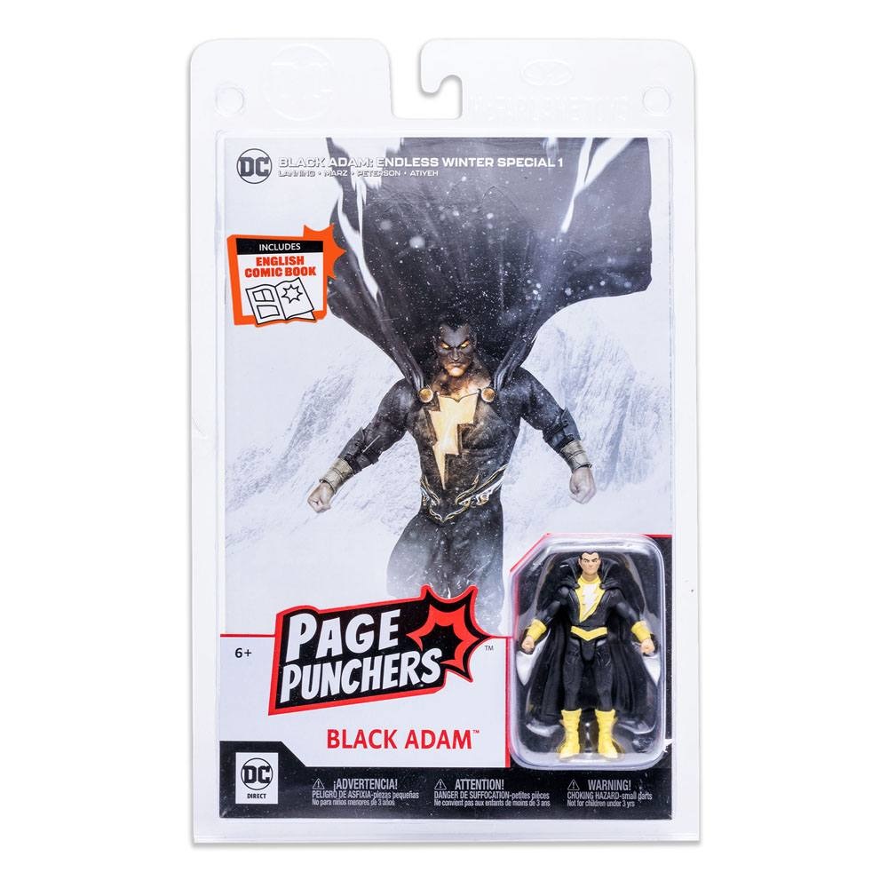 McFarlane DC Page Punchers Black Adam 8cm afbeelding