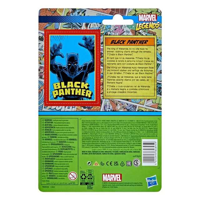 Marvel Legends Retro Collection Black Panther Action Figure 10cm Marvel Legends Retro Collection Black Panther Action Figure 10cm