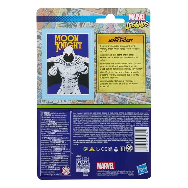 Marvel Legends Retro Moon Knight Action Figure 10cm