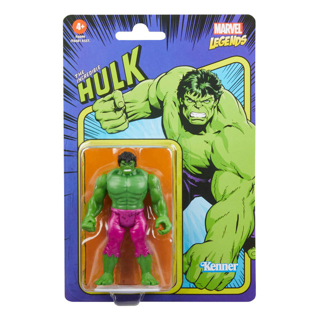Marvel Legends Retro The Incredible Hulk Action Figure 10cm