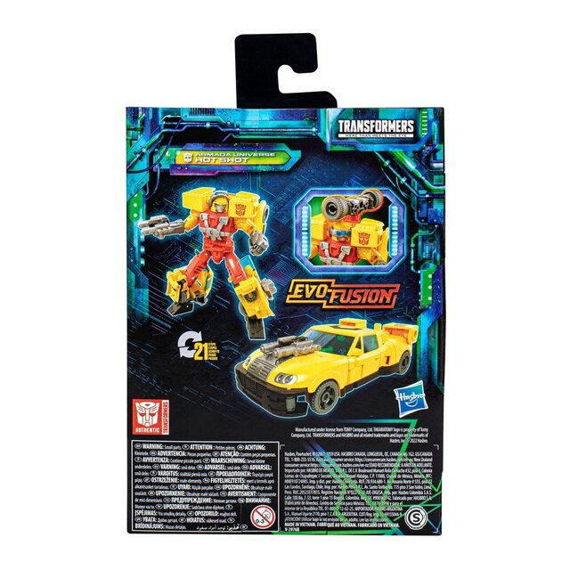 Transformers Legacy Evolution Deluxe Class Action Figure Armada Universe Hot Shot 14cm