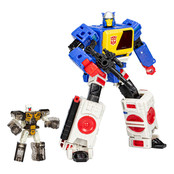 Transformers Generations Legacy Evolution Voyager Class Twincast and Autobot Rewind 18cm