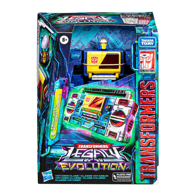 Transformers Generations Legacy Evolution Voyager Class Twincast and Autobot Rewind 18cm