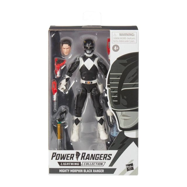 Power Rangers Lightning Collection Mighty Morphin Black Ranger 15cm Power Rangers Lightning Collection Mighty Morphin Black Ranger 15cm
