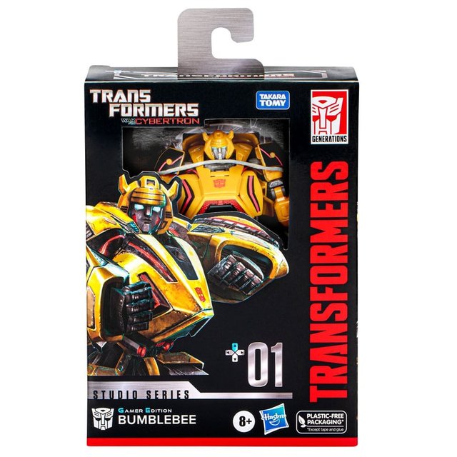 Transformers Generations Studio Series Deluxe Class Gamer Edition Bumblebee 11cm